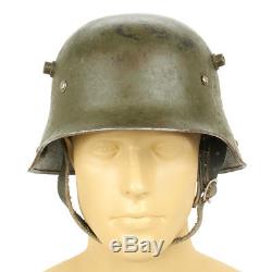 Original Imperial German WWI M16 Stahlhelm Helmet with Markings- Shell Size 64
