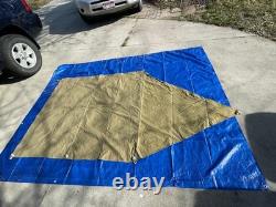 Original M1910 US Military Shelter Half EARLY RARE WW1 Doughboy Pre WW2 Tent Pup