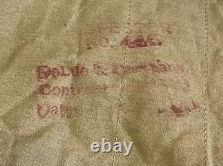 Original M1910 US Military Shelter Half EARLY RARE WW1 Doughboy Pre WW2 Tent Pup