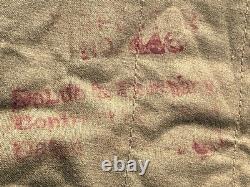 Original M1910 US Military Shelter Half EARLY RARE WW1 Doughboy Pre WW2 Tent Pup