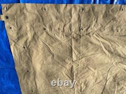 Original M1910 US Military Shelter Half EARLY RARE WW1 Doughboy Pre WW2 Tent Pup