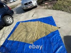 Original M1910 US Military Shelter Half EARLY RARE WW1 Doughboy Pre WW2 Tent Pup