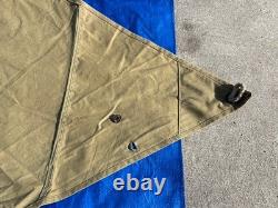 Original M1910 US Military Shelter Half EARLY RARE WW1 Doughboy Pre WW2 Tent Pup