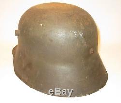 Original Mail-home WWI German Austrian Austro-Hungarian M17 Stahlhelm Helmet