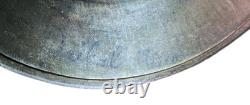 Original Model 1917 WWI German Helmet with Camo, Replaced Lining, Signed, Size 64