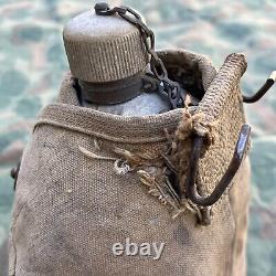 Original P1912 WWI US Marine Corps USMC Canteen Cover With Canteen And Cup 1920s