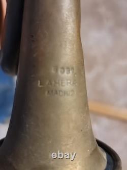 Original Spanish American War WW1 Cavalry Brass Bugle, Lahera Madrid