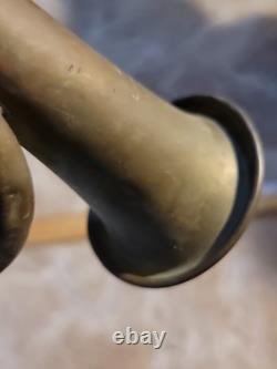 Original Spanish American War WW1 Cavalry Brass Bugle, Lahera Madrid