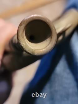 Original Spanish American War WW1 Cavalry Brass Bugle, Lahera Madrid