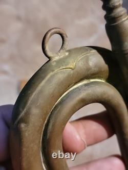 Original Spanish American War WW1 Cavalry Brass Bugle, Lahera Madrid