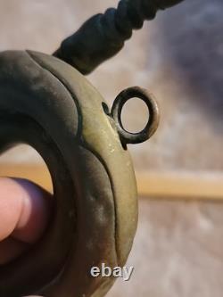 Original Spanish American War WW1 Cavalry Brass Bugle, Lahera Madrid