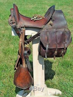 Original US McClellan Cavalry SADDLESADDLEBAGS & SPURSWWICivil WarNO RESERVE