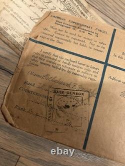 Original US WWI Named Motor Men Air Service MTC Mechanic Grouping RARE