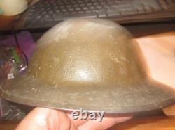 Original U. S. WWI 5th Infantry Red Diamond Division M1917 Doughboy Helmet