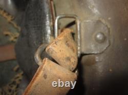 Original U. S. WWI 5th Infantry Red Diamond Division M1917 Doughboy Helmet