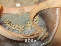 Original U. S. WWI 5th Infantry Red Diamond Division M1917 Doughboy Helmet