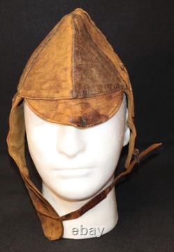 Original U. S WWI Aero Squadron Leather Flying Helmet SPALDING Pattern 1918