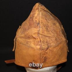 Original U. S WWI Aero Squadron Leather Flying Helmet SPALDING Pattern 1918