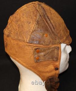 Original U. S WWI Aero Squadron Leather Flying Helmet SPALDING Pattern 1918 Original U. S WWI Aero Squadron Leather Flying Helmet SPALDING Pattern 1918
