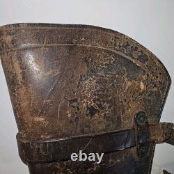 Original U. S. WWI Cavalry Rifle Saddle Scabbard 17 B 60, 17th Calvary Regiment