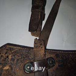 Original U. S. WWI Cavalry Rifle Saddle Scabbard 17 B 60, 17th Calvary Regiment