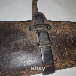 Original U. S. WWI Cavalry Rifle Saddle Scabbard 17 B 60, 17th Calvary Regiment