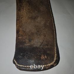 Original U. S. WWI Cavalry Rifle Saddle Scabbard 17 B 60, 17th Calvary Regiment