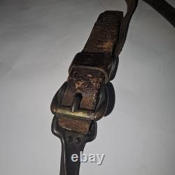 Original U. S. WWI Cavalry Rifle Saddle Scabbard 17 B 60, 17th Calvary Regiment