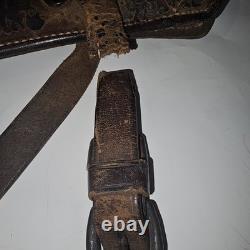 Original U. S. WWI Cavalry Rifle Saddle Scabbard 17 B 60, 17th Calvary Regiment