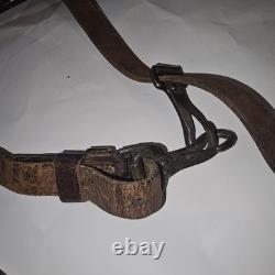 Original U. S. WWI Cavalry Rifle Saddle Scabbard 17 B 60, 17th Calvary Regiment