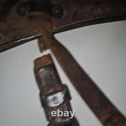 Original U. S. WWI Cavalry Rifle Saddle Scabbard 17 B 60, 17th Calvary Regiment