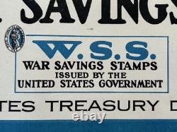 Original WW1 1918 JOAN OF ARC SAVED FRANCE Poster World War One 20x30