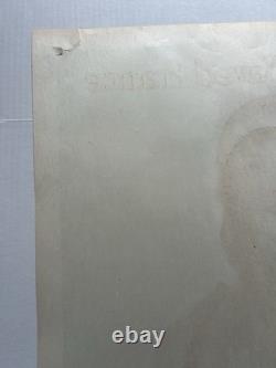 Original WW1 1918 JOAN OF ARC SAVED FRANCE Poster World War One 20x30