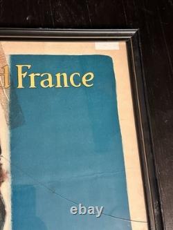 Original WW1 1918 JOAN OF ARC SAVED FRANCE Poster World War One 20x30 READ