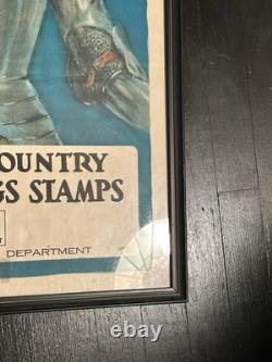 Original WW1 1918 JOAN OF ARC SAVED FRANCE Poster World War One 20x30 READ