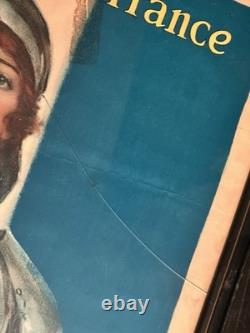 Original WW1 1918 JOAN OF ARC SAVED FRANCE Poster World War One 20x30 READ