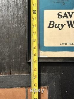 Original WW1 1918 JOAN OF ARC SAVED FRANCE Poster World War One 20x30 READ