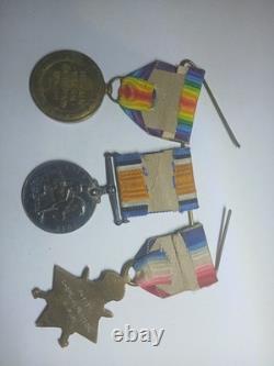 Original WW1 British Named Trio Medal Group