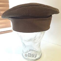 Original WW1 British Officers' Gor Blimey Trench Cap