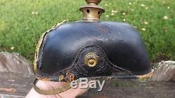 Original WW1 EM German / Wurttemberg Artillery Pickelhaube Helmet