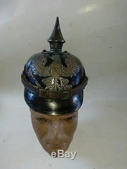 Original WW1 German Prussian Pikelhaub Helmet