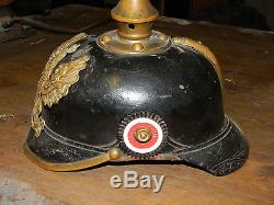 Original WW1 German pickelhaube helmet
