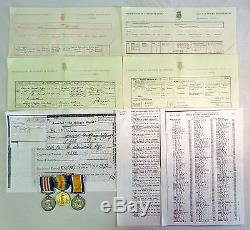 Original WW1 Military Medal Bravery in the Field 2 WW1 Medals, 3 WW11 Medals