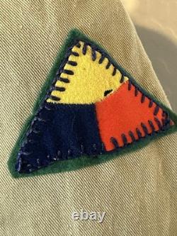 Original WW1 US Army Armored Officer Jacket with Felt Multipiece Patch