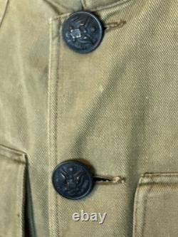 Original WW1 US Army Armored Officer Jacket with Felt Multipiece Patch