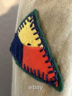 Original WW1 US Army Armored Officer Jacket with Felt Multipiece Patch