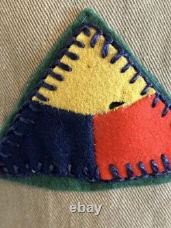 Original WW1 US Army Armored Officer Jacket with Felt Multipiece Patch