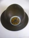 Original WW1 US Army Helmet Doughboy. Hand Painted Insignia. M. T. C. Rare