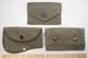 Original WW1 US Army Infantry Canvas First Aid Packet Pouches & Hatchet Sheath