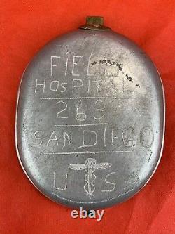 Original WW1 US Mess Kit Engraved Field Hospital Unit Medic